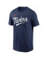 Men's Carlos Correa Navy Minnesota Twins Fuse Name Number T-Shirt