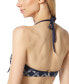 Фото #2 товара Топ бикини Michael Kors для женщин с принтом и завязкой.