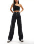 Tommy Jeans Claire high rise wide jeans in black