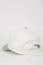Erkek Renk Bloklu Pamuklu Cap Şapka W8596AZ24SM