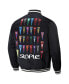 Staple Men's NBA Black All Teams Pennant Woven Full-Snap Jacket