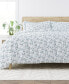 Фото #1 товара Одеяло Kaycie Gray звёздное 3-х спальный набор, размер Full/Queen