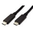 Фото #5 товара Кабель USB C-C 0.5 м ROTRONIC-SECOMP 11.44.9052 - USB 3.2 Gen 2 (3.1 Gen 2) - 10000 Mbit/s - черный