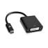 Фото #1 товара Адаптер USB C - DVI черный V7 V7UCDVI-BLK-1E