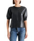 Фото #1 товара Women's Reilly Faux-Leather Top