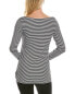 Фото #2 товара Leggiadro Ballerina Stripe Tunic T-Shirt Women's
