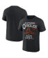 Фото #2 товара Men's Darius Rucker Collection by Black Baltimore Orioles Beach Splatter T-shirt