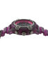 ფოტო #2 პროდუქტის Men's Swiss Chronograph Pink Silicone Strap Watch 44mm