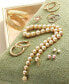 Фото #5 товара Macy's 14k Gold Cultured Golden South Sea Pearl Graduated Strand (10-12-1/2mm) 18" Necklace