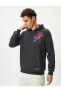 Фото #2 товара Spiderman Oversize Hoodie Kanguru Cepli Lisanslı Baskılı