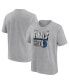 ფოტო #1 პროდუქტის Big Boys and Girls Heather Gray Dallas Mavericks 2024 Western Conference Champions Locker Room T-Shirt