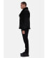 ფოტო #6 პროდუქტის Men's Shearling Jacket, Silky Black With White Curly Wool