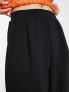 Фото #7 товара ASOS DESIGN Petite wide leg jersey suit trouser in black