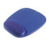 Фото #1 товара Kensington Foam Mousepad with Integral Wrist Rest Blue - Blue - Monochromatic - Foam - Wrist rest