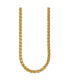 Фото #2 товара Chisel polished Yellow IP-plated Spiga 6mm Chain Necklace