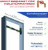 Фото #16 товара Elani® Pull-up Bar for Door Frames without Screws with Secure Thread Lock, 70 - 90 cm, Up to 300 kg