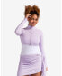 Фото #1 товара Women's UPF 50+ Sun Protective Full Zip Crop Top