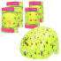 Фото #7 товара Шлем и защитный набор Colorbaby Neon Cali Vibes жёлтый (4 штук)