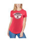 Women's Red Toronto Raptors Phoebe Super Soft Tri-Blend T-shirt