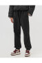 Фото #8 товара Sportswear Plush Jogger Siyah Kadın Polar Eşofman Altı