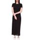 Фото #2 товара Michael Kors 290392 Women's Grommet Maxi Dress Black Size SM