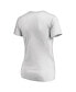 ფოტო #5 პროდუქტის Women's White Phoenix Suns Primary Logo Team V-Neck T-shirt