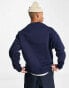 Фото #2 товара ASOS DESIGN heavyweight oversized sweatshirt in navy