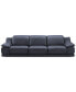 Фото #2 товара Daisley 3-Pc. Leather Sofa with 2 Power Recliners