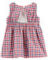 Фото #5 товара Baby Plaid Babydoll Dress 3M