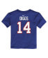 ფოტო #3 პროდუქტის Toddler Boys and Girls Stefon Diggs Royal Buffalo Bills Player Name and Number T-shirt