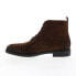 Фото #10 товара Bruno Magli Crosby MB1CSBD1 Mens Brown Suede Lace Up Casual Dress Boots