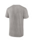 Men's Heathered Gray Cincinnati Bengals Team Primary Logo T-shirt