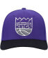 Фото #3 товара Men's Purple, Black Sacramento Kings MVP Team Two-Tone 2.0 Stretch-Snapback Hat