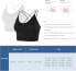 Фото #10 товара Sports Bra, Ladies Bustier Bra Without Underwire, Sports Bra Top with Spaghetti Straps, Cross Back Design, Push Up Bra for Yoga, Fitness