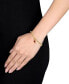 ფოტო #2 პროდუქტის Lab-Grown Ruby (1-1/3 ct. t.w.) & Lab-Grown White Sapphire (1/6 ct. t.w.) Single Charm Link Bracelet in Gold-Plated Sterling Silver