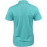 Фото #2 товара Футболка женская SHOEBACCA Solid Heather Short Sleeve Polo Blue Casual P2013-WAV-SB