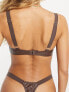 Фото #2 товара We Are We Wear PU non padded plunge bra in chocolate