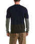 Loft 604 Colorblocked Wool Crewneck Sweater Men's M - фото #2