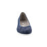 Фото #2 товара Gabor 8-5320-66 Womens Blue Nubuck Slip On Ballet Flats Shoes