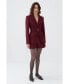 ფოტო #1 პროდუქტის Women's Belted Blazer Jacket