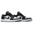 Кроссовки Nike Air Jordan 1 Low SE Black Metallic Silver (Серебристый)