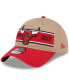 ფოტო #1 პროდუქტის Men's Tan/Red Chicago Bulls 2024 NBA Draft 9TWENTY Adjustable Hat