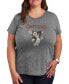 Фото #1 товара Air Waves Trendy Plus Size Gremlins Graphic T-Shirt