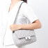 Сумка женская MICHAEL KORS MK Peyton серого цвета 35S0SP6F2U-PEARL-GREY Средний - фото #4