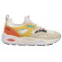 Фото #1 товара Puma Trc Blaze Hc Lace Up Mens Off White, Orange, Yellow Sneakers Casual Shoes