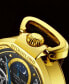 ფოტო #5 პროდუქტის Men's Gold-Tone Stainless Steel Link Bracelet 46mm