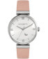 ფოტო #1 პროდუქტის Women's Mini Bee Blush Leather Watch 36mm