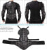 Фото #11 товара Body Protection Motorcycle Jacket Guard, Motorcycle Motorcross Armour, Racing Clothing, Protection Gear