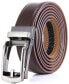 Фото #1 товара Men's Bristle Leather Linxx Ratchet Belt