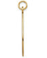 Фото #2 товара Macy's medical Info Teardrop Charm Pendant in 14k Gold